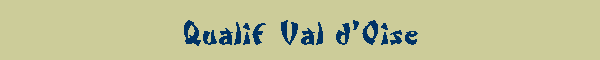 Qualif Val d'Oise